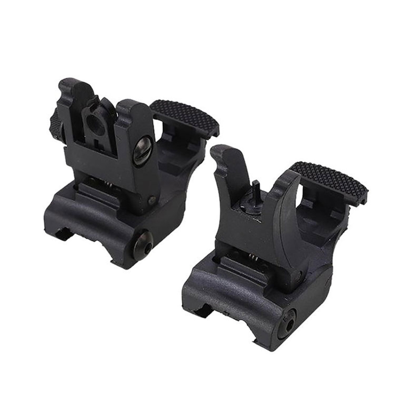 AR-15 Rapid Tactical elöl és hátul AR15 alkatrészek Felhajtható hátsó irányzék készlet AR 15 irányzékok vadászatra