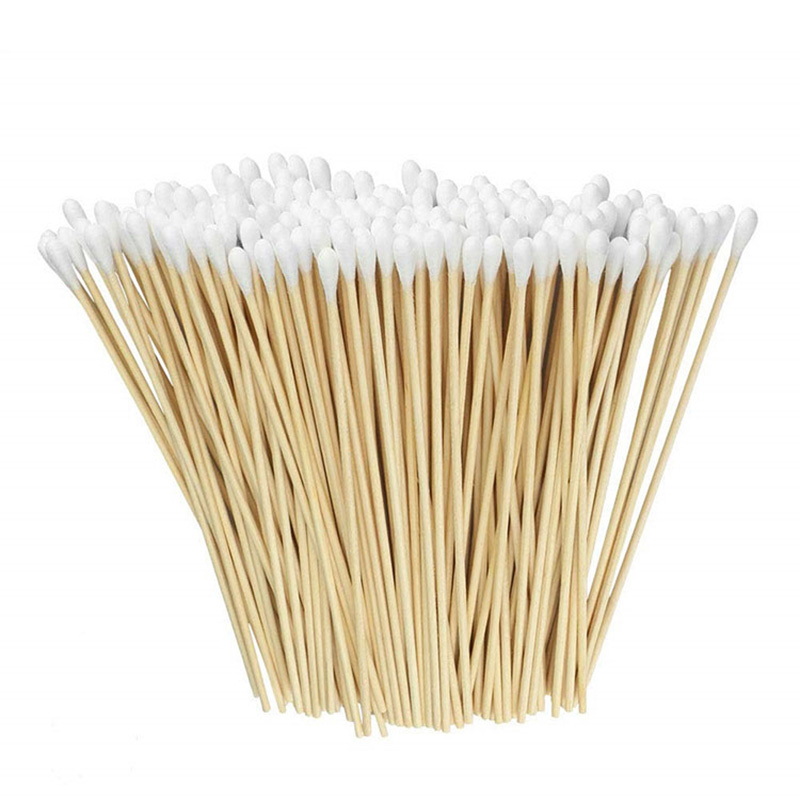 Fegyvertisztító pamut tampon, erős bambusz szár