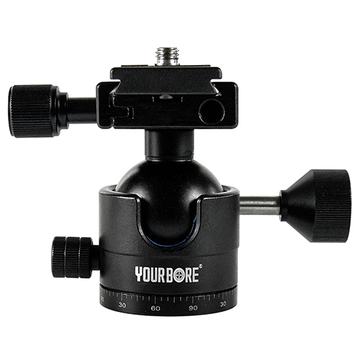 Kétpofás zárt pisztolyrögzítő lövő állványtartó Arca Swiss vezetősín csavarfuratokkal, állvány golyósfej tartó