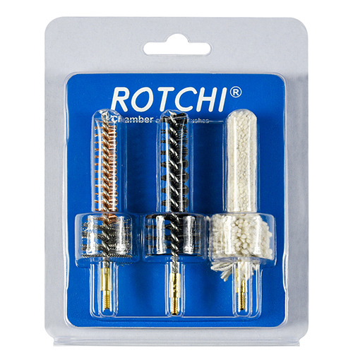 Puskakamra tisztító kefe 3 az 1-ben készlet, buborékfólia és kártyacsomag. Elérhető