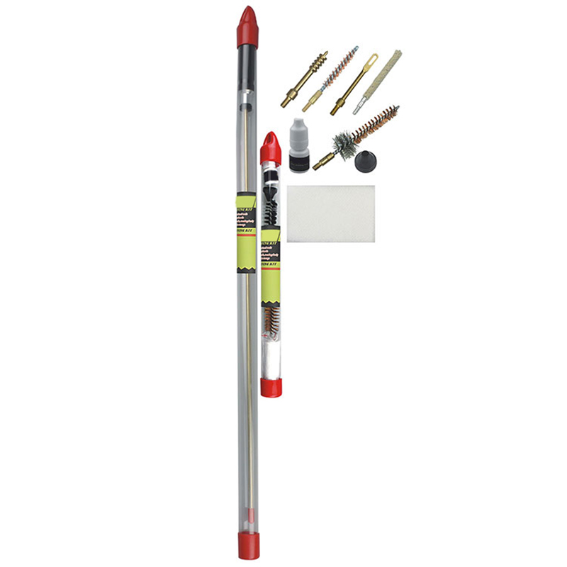 Puskatisztító készlet egy darabból álló hosszú rúd akasztócső csomag